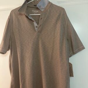 Visitor Men's XL Tan Polo Shirt